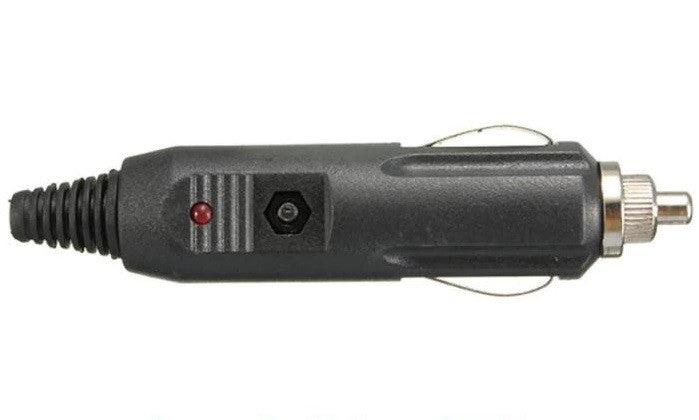 Fiche prise allume cigare 5a porte fusible mâle avec led automobile auto 12v camion 24v ECLATS DESTOCKAGE