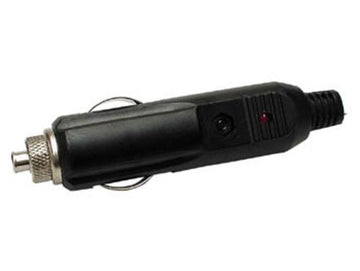 Fiche prise allume cigare 3a porte fusible mâle avec led automobile auto plugcl velleman ECLATS DESTOCKAGE