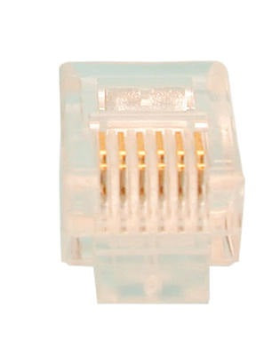 Fiche rj12 6p/6c pour camera ckvn (1 pièce) pour cordons cameras video fiche rj12 ECLATS DESTOCKAGE