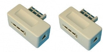 2 Fiche telephone gigogne us 8 plots adaptateurs telephoniques gigogne telephonie adaptateur tcf8 ECLATS DESTOCKAGE