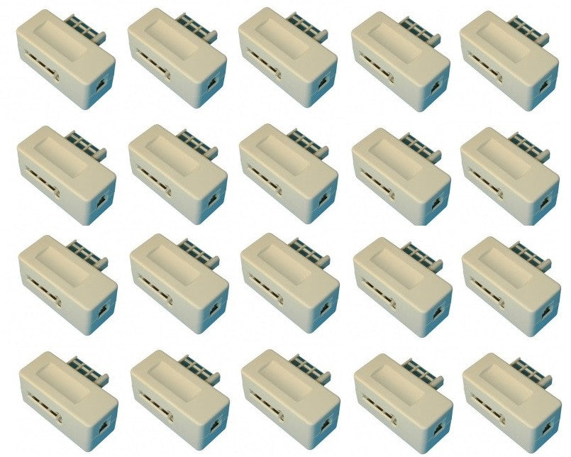 20 Fiche telephone gigogne us 8 plots adaptateurs telephoniques gigogne telephonie adaptateur tcf8 ECLATS DESTOCKAGE