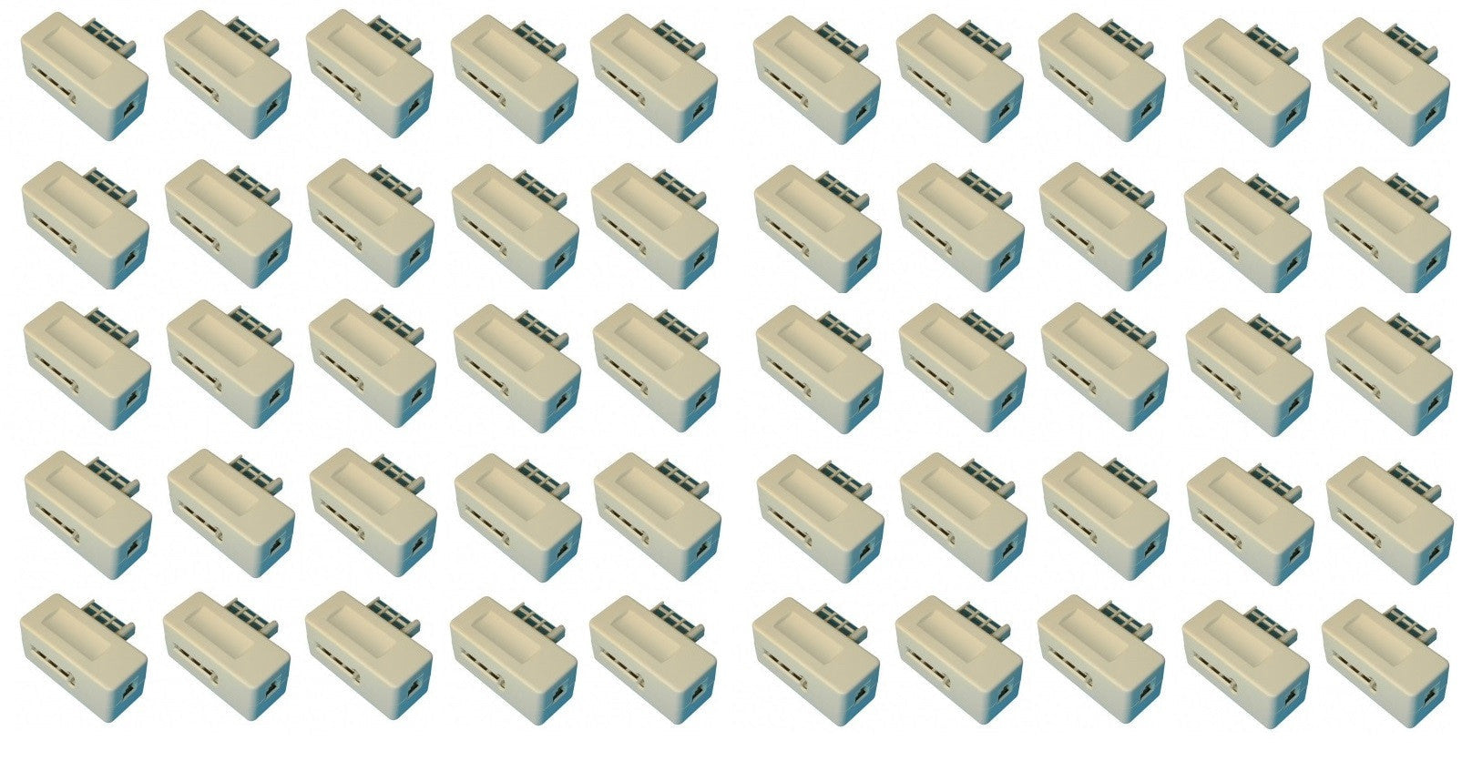 50 Fiche telephone gigogne us 8 plots adaptateurs telephoniques gigogne telephonie adaptateur tcf8 ECLATS DESTOCKAGE
