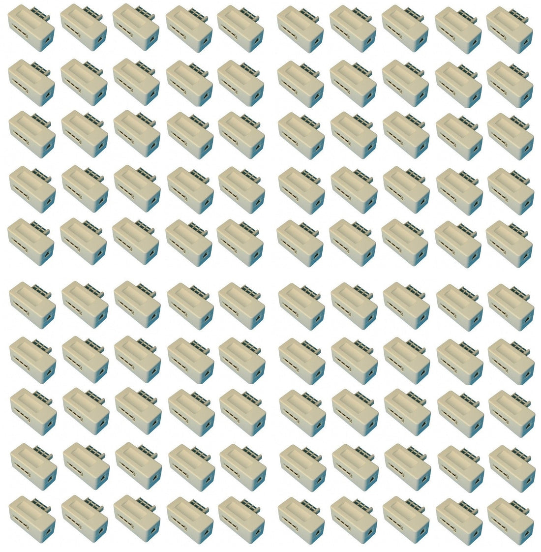 100 Fiche telephone gigogne us 8 plots adaptateurs telephoniques gigogne telephonie adaptateur tcf8 ECLATS DESTOCKAGE
