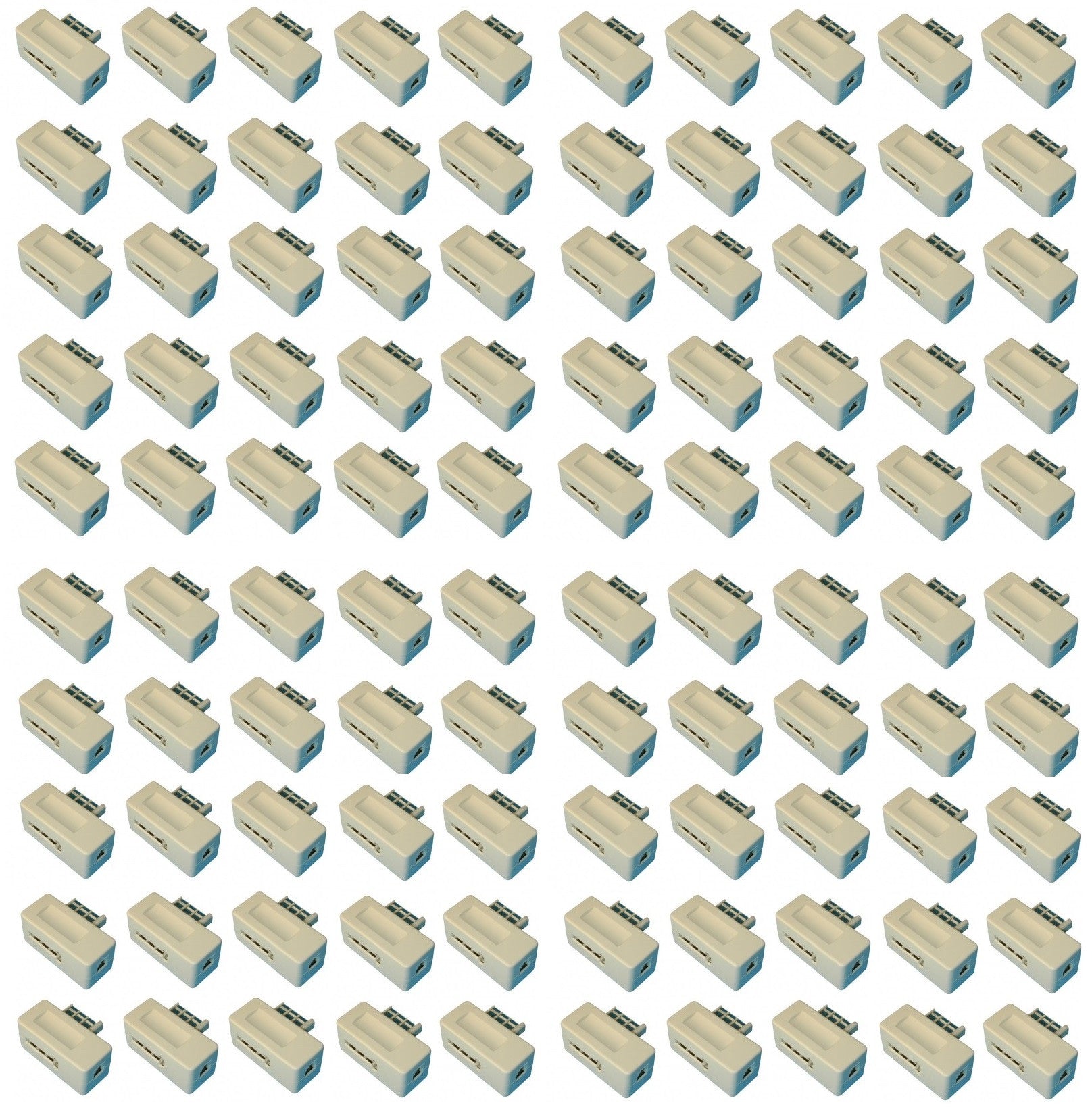 100 Fiche telephone gigogne us 8 plots adaptateurs telephoniques gigogne telephonie adaptateur tcf8 ECLATS DESTOCKAGE