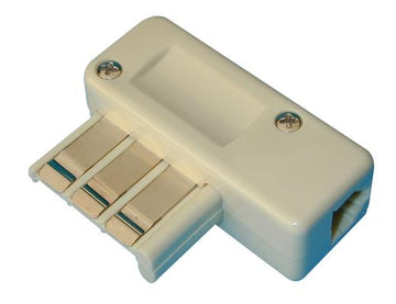 Fiche telephone mâle usa 6 plots adaptateur convertisseur prise telephonique us amerique tcf7 - ECLATS DESTOCKAGE