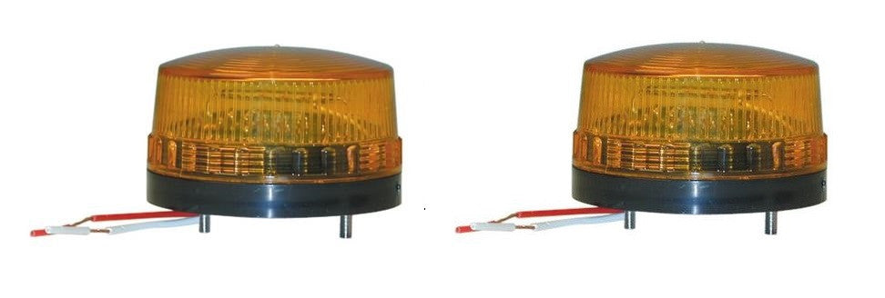 2 Flash 24v alarme electronique xenon 24vcc feu 24v ambre ip65 150ma lte-3071 syf100 orange ECLATS DESTOCKAGE