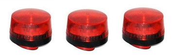 3 Flash alarme electronique 220v rouge feu antivol Signalisation lumineuse LTE-5061 tb-35 clignotant ECLATS DESTOCKAGE