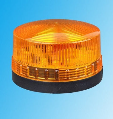 Flash alarme feu eclairage led 220v 230v ambre ip54 signalisation lumineuse LTE-5061 tb-35 ECLATS DESTOCKAGE