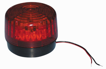 Flash alarme electronique xenon 220v rouge ø99x75mm ip 65 haa220r feu clignotant lumineux ECLATS DESTOCKAGE
