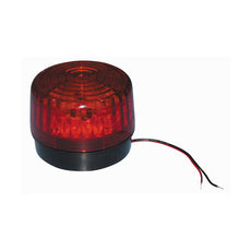 Flash alarme electronique xenon 220v rouge ø99x75mm ip 65 haa220r feu clignotant lumineux