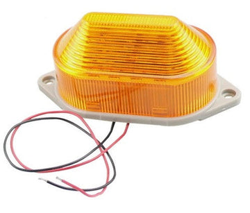 Flash alarme LED 12v orange ambre dispositif lumineux Signal stroboscopique voyant avertissement ECLATS DESTOCKAGE