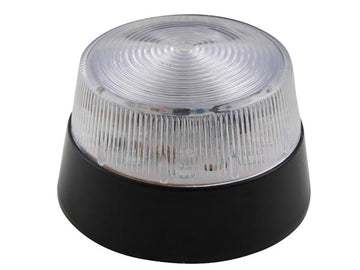 Flash stroboscopique 15 leds transparent blanc 12vcc diam 77mm haa40wn ECLATS DESTOCKAGE