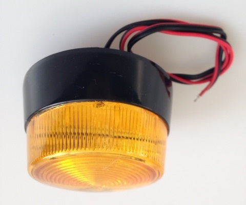 Flash stroboscopique 9v 12v couleur ambre ip 65 alarme electronique ECLATS DESTOCKAGE