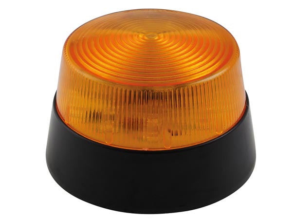 Flash stroboscopique a led ambre 12vcc diam 77mm haa40an ECLATS DESTOCKAGE