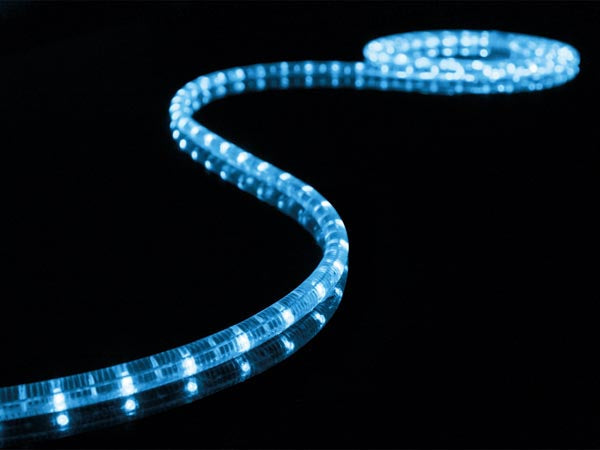 Flexible lumineux  2 canaux  8m  bleu avec fiche etanche boite de controle vdlrl28b ECLATS DESTOCKAGE
