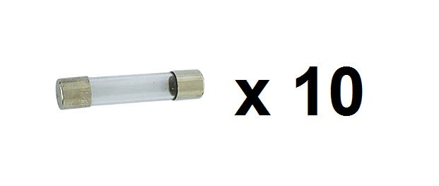 Fusible 6.35 x 32mm rapide 20a (10 pcs boîte) 6ff20n f63520a electricite electronique protection ECLATS DESTOCKAGE