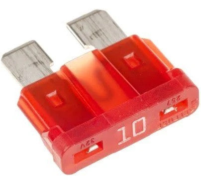 Fusible automobile voyant lumineux rouge 10a 12v reparation auto afu10l - ECLATS DESTOCKAGE