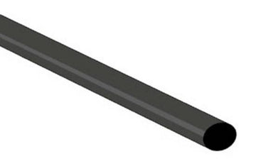 Gaine thermoretractable 2:1  3.2mm  noir  1m  st32bkl ECLATS DESTOCKAGE