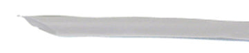 Gaine thermoretractable 6.4 mm blanche rétractation: 3:1 longueur: 1.22m  figt64-31m22bl ECLATS DESTOCKAGE