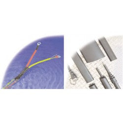 Gaine thermoretractable adhesive noir 8 mm ECLATS DESTOCKAGE