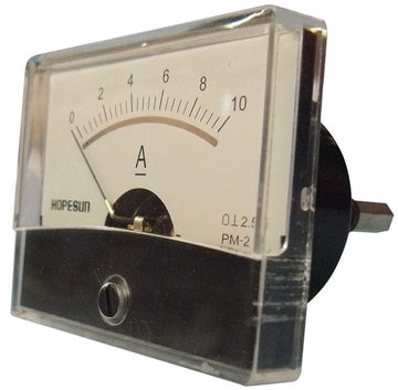 Galvanometre amperemetre 10a dc classe 2.5 dim: 60 x 47 mm fix:32 x 32 mm  medp4810a ECLATS DESTOCKAGE