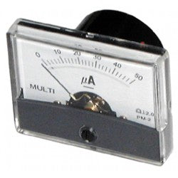 Galvanometre amperemetre 500ma dc classe 2.5 dim: 60 x 47 mm fix:32 x 32 mm  medp48500ma ECLATS DESTOCKAGE