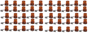 50 Gyrophares magnetique 12v 21w ambre orange gyrophare aimant feu tournant lumiere aimantee ECLATS DESTOCKAGE
