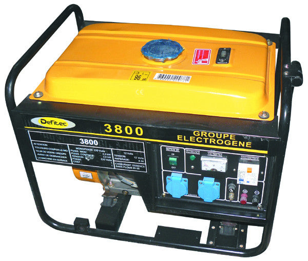 Groupe électrogène essence de chantier Defitec 3800W ECLATS DESTOCKAGE