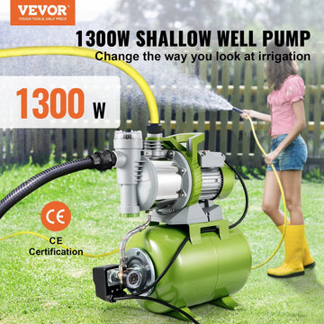 Groupe Surpression 1300W Pompe Réservoir Pression 4200 L/h Arrosage 45 m Aspiration 8 m 220V surpresseur ECLATS DESTOCKAGE