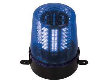 Gyrophare 108 led bleu 12v + alim 220v girophare effet lumineux vdllplb1 ECLATS DESTOCKAGE