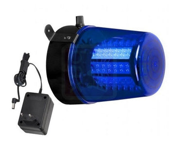 Gyrophare bleu 12v 108 led + alim 220v girophare lumineux ECLATS DESTOCKAGE