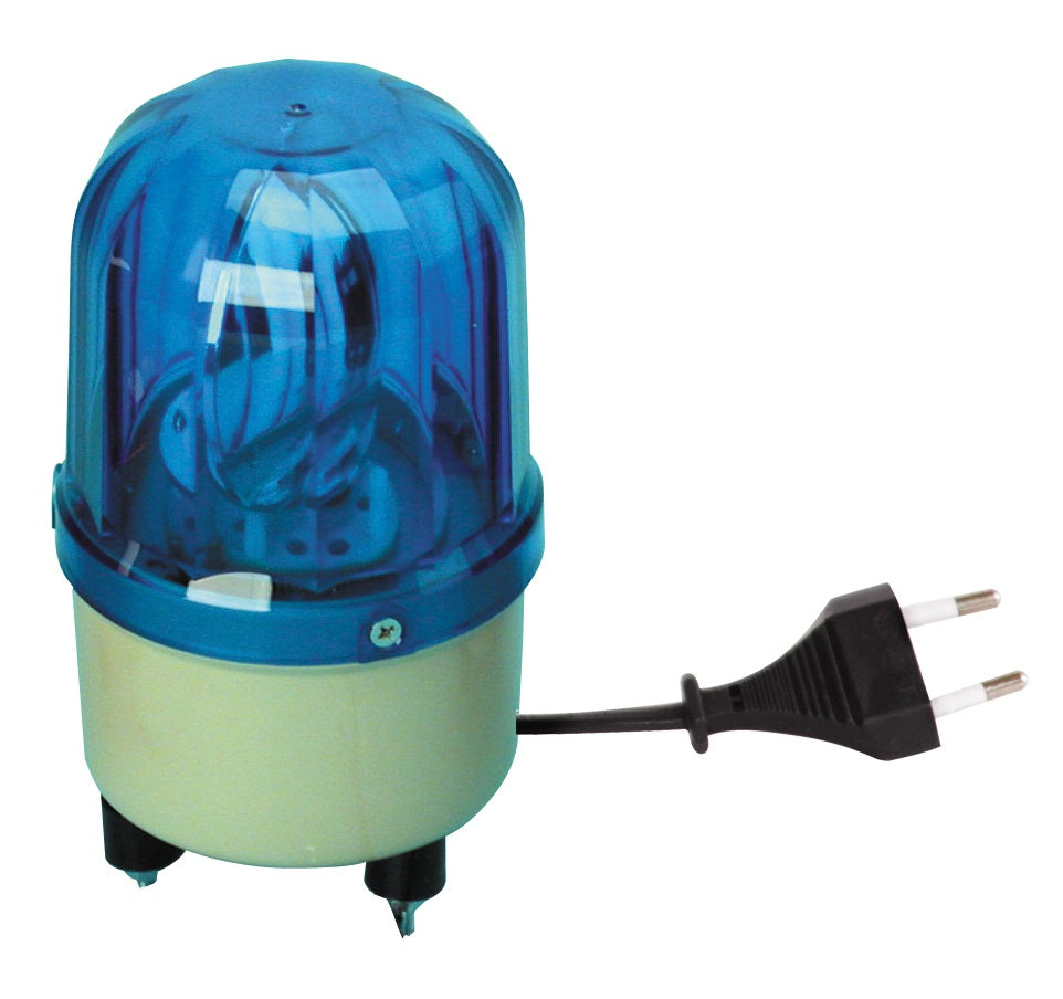 Gyrophare bleu avec cordon 90cm etanche fixe girophare 220v 10w eclairage lumineux rb101 230v 240 ECLATS DESTOCKAGE