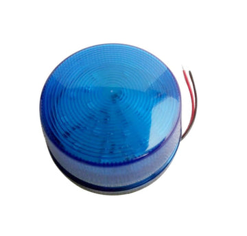 Gyrophare bleu clignotant feu de signalisation LED lampe flash stroboscopique 24vcc SL-79 girophare ECLATS DESTOCKAGE