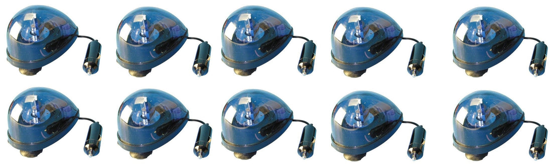 10 Gyrophares bleu ventouse 12v 5w haa65b girophare rotatif eclairage lumiere feu tournant electrique ECLATS DESTOCKAGE