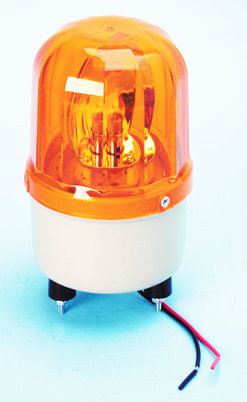 Gyrophare electrique fixe 12vcc 10w ambre ip 65(fixation par vis) rb101 orange girophare fixes ECLATS DESTOCKAGE