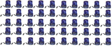 50 Gyrophares electrique magnetique 12v 25w bleu girophare aimante feu lumineux tournant rotatif aimant ECLATS DESTOCKAGE