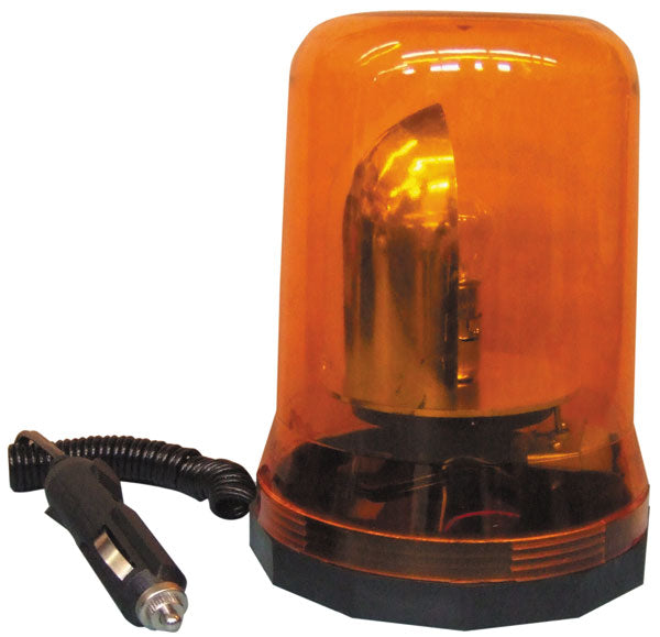 Gyrophare electrique magnetique 12v 25w v16 dgt ambre girophare feu grand modele orange 12vcc ECLATS DESTOCKAGE