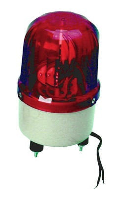 Gyrophare etanche fixe  220v 10w rouge ip65 (fixation vis) 230v girophare eclairage lumineux 240v ECLATS DESTOCKAGE