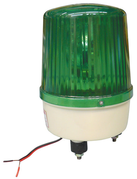 Gyrophare fixe 12v 35w vert feu lumineux lumiere electrique lampe girophare eclairage tournant ECLATS DESTOCKAGE