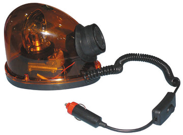 Gyrophare magnetique 12v 21w avec sirène girophare ambre goutte eau feux tournant aimante ECLATS DESTOCKAGE