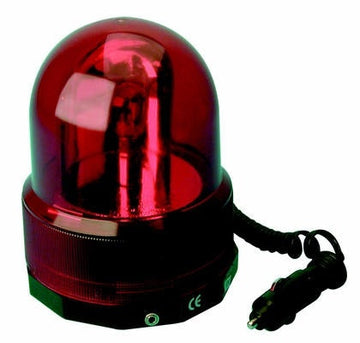 Gyrophare magnetique lampe lumière rouge sirène rotatif tracteur/camionnette/camion 12 v ECLATS DESTOCKAGE