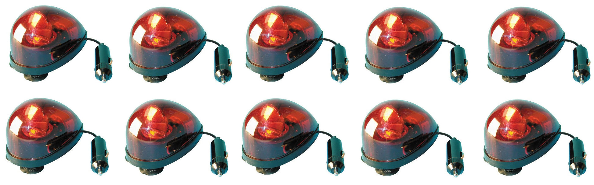 10 Gyrophares rouge ventouse 12v 5w girophare electrique rotatif eclairage lumiere secour feu tournant ECLATS DESTOCKAGE