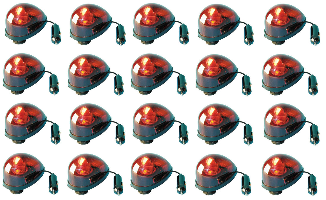 20 Gyrophares rouge ventouse 12v 5w girophare electrique rotatif eclairage lumiere secour feu tournant ECLATS DESTOCKAGE