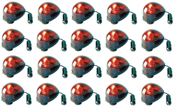 20 Gyrophares rouge ventouse 12v 5w girophare electrique rotatif eclairage lumiere secour feu tournant ECLATS DESTOCKAGE
