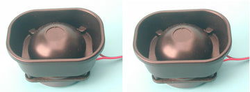 2 Haut parleur 4 ohm pour sirene electronique auto alimentee tlme5, tlm30f tlm25 ECLATS DESTOCKAGE