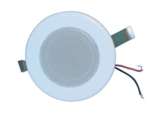 Haut parleur plafonnier 6w encastre sono 2.5 100v blanc montage plafond enceinte ECLATS DESTOCKAGE
