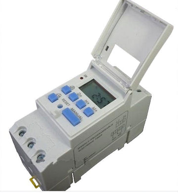 Horloge 12v 50/60hz  interrupteur horaire programmable thc15a minuterie rail din 2200w hebdomadaire ECLATS DESTOCKAGE