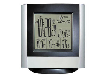 Horloge dcf murale de bureau calendrier température humidité prévisions météo velleman wc8708 ECLATS DESTOCKAGE