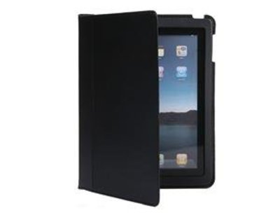 Housse cuir étui noir protége tablette ipad2 apple slim protection ipad 2 couverture souple ECLATS DESTOCKAGE