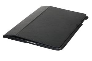 Housse étui cuir noir protége tablette ipad2 apple slim protection ipad 2 couverture souple ECLATS DESTOCKAGE